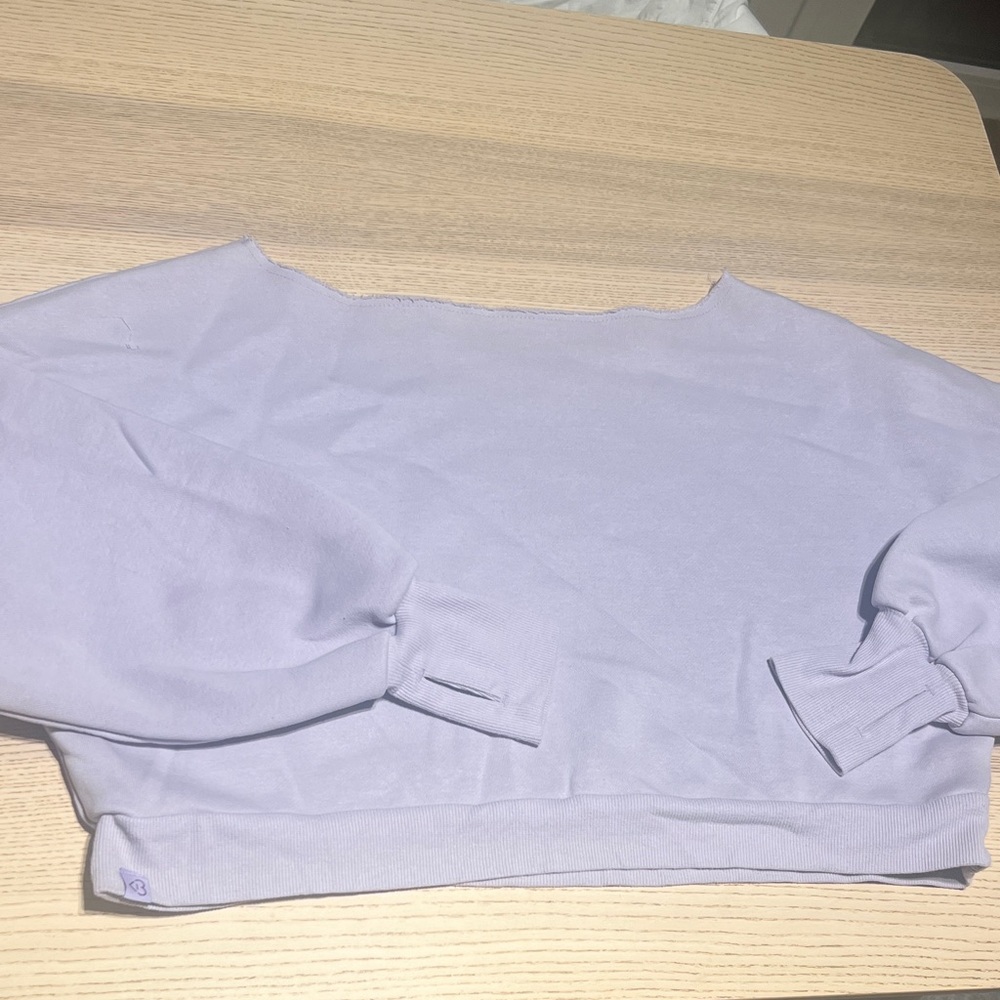 Blogilates Lavender Crew Neck Sweater